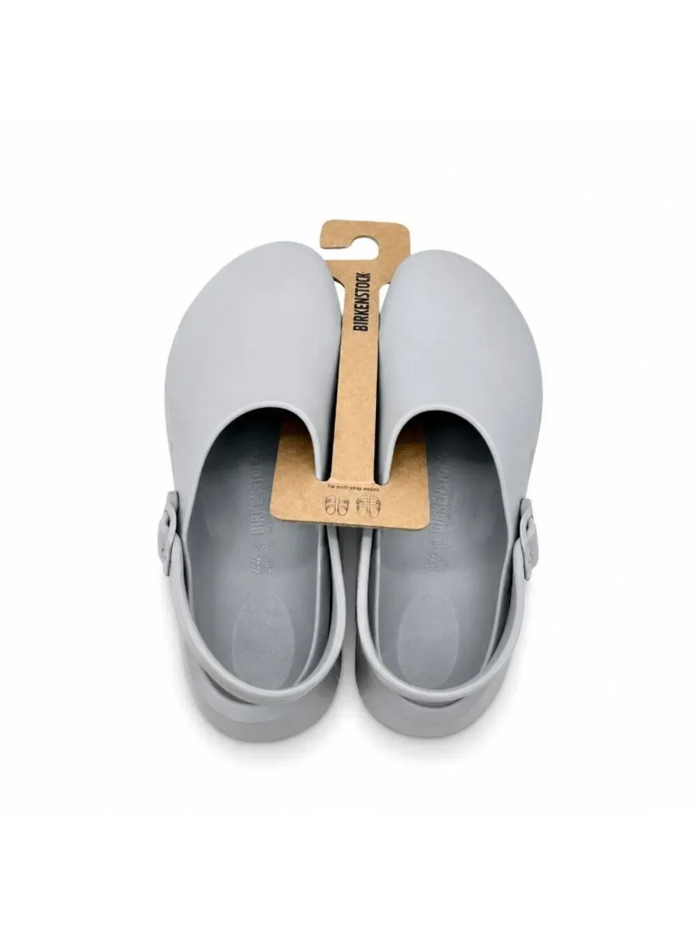 Birkenstock Birki Flow EVA Clogs Mens EU 44 US 11 Gray Sport Recovery Slip On